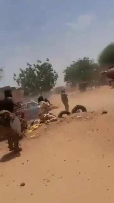 RSF Soldiers Advancing Against SAF and Darfuri Rebels in Elfasher, Sudan [24 May 2024]