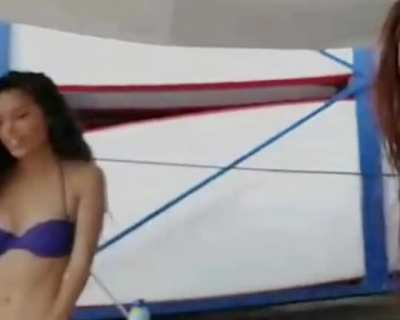 Ancient stream I found, Valkyrae blue bikini 🏄&zwj;♀️