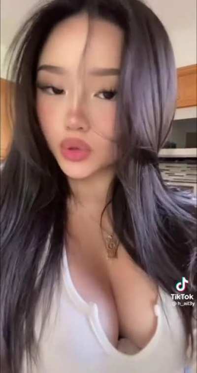 Asian with big titties
