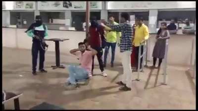 Man with Steel Balls (Attacking gunned men being unarmed)