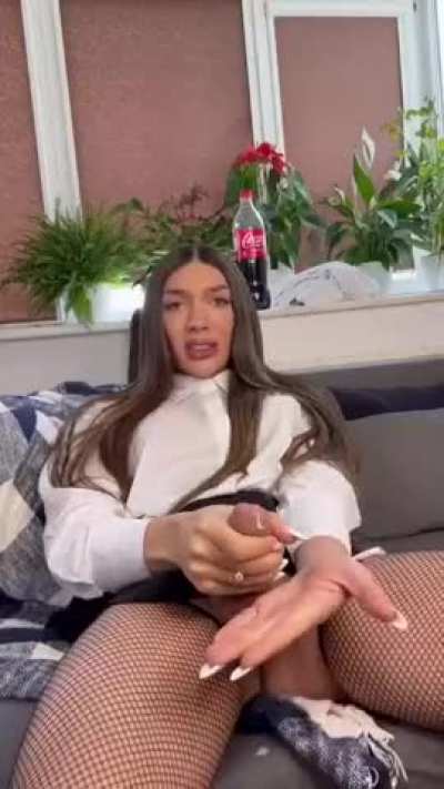 Big cock shemale squirts cum