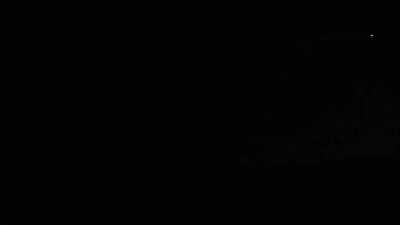 Separatist cameraman catches the sights and sounds of a nighttime exchange of fire in Ukraine - 2015