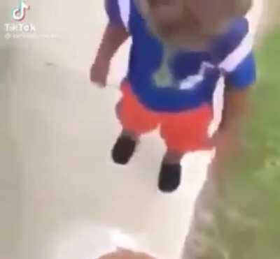 Lil bro dropped the Father&rsquo;s Day gift and got ripped to shreds 😂🤣