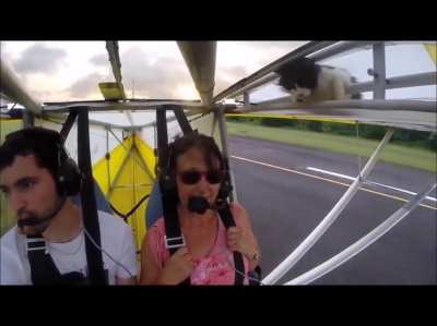 Taking a ride on a glider aircraft