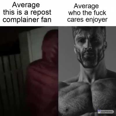 Just read the rules damn it. No-one cares about reposts. Credits to r/shitposting