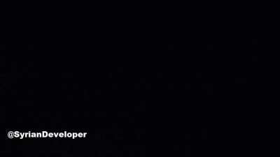 Cluster bomb dropped in Syria. The sound before the bombs explode is very ominous and sinister. War is hell.