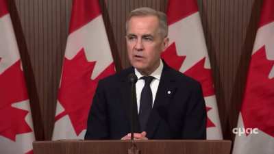 Canada announces it will build a coalition of countries who share their values to build their economy and trade opportunities and will exclude the United States. Mark Carney says: “If the U.S. no longer wants to lead, Canada will.”