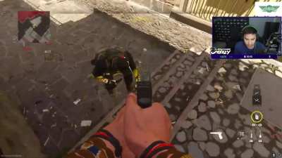 While Cellium wasn't "technically" stair glitching against LAT, he was using a movement glitch to get the same effect without laying down