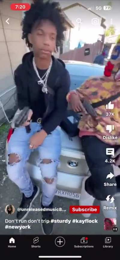 Flagging your freind with what I&rsquo;m assuming is a loaded Glock&hellip;