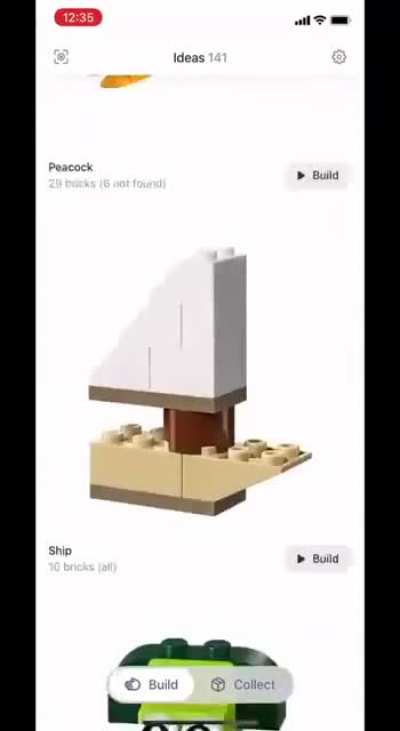 This program to scan a pile of Lego bricks and list the sets that can be made from it
