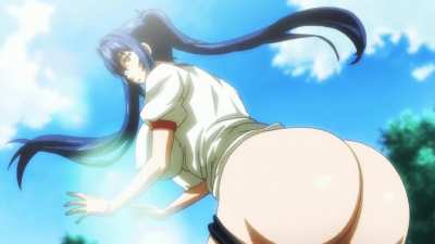 Pulling Down Aki&rsquo;s Bottoms [Maken-Ki! OVA 1]