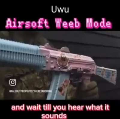 Moaning anime airsoftgun 