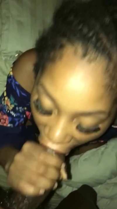 She said them Balls too Hairy to Suck!😄
