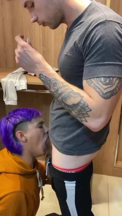 He knows his place