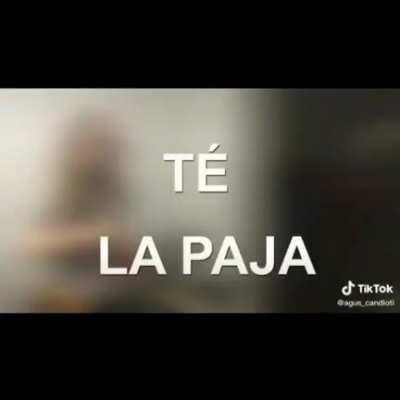 T&eacute; la paja