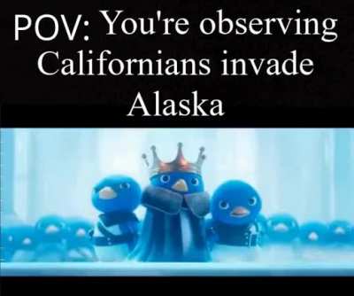 "Californians try not to invade other states" challenge (impossible)