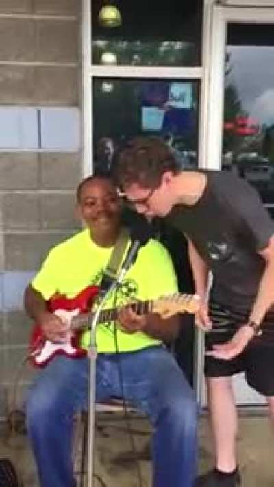 No age. No color. Just dudes singing the Blues