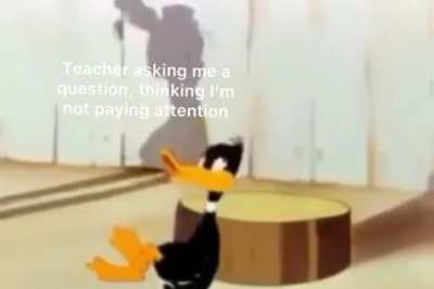 Daffy with the perfect dodge (search up &ldquo;watch it bub&rdquo; for the scene)