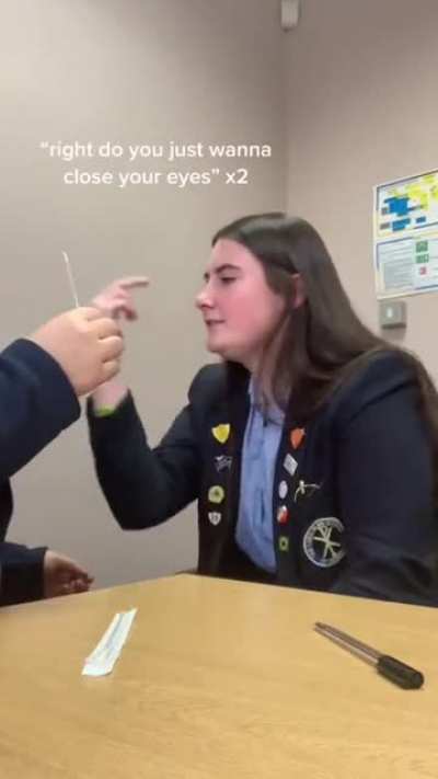 Covid test with Tourette syndrome