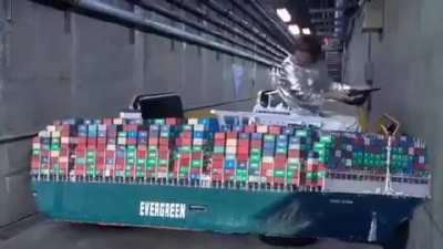 That ship stuck in the Suez canal right now