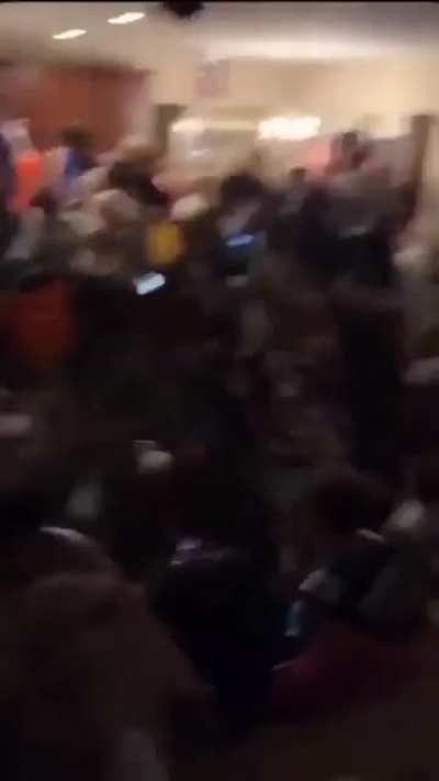 Man sleeping while huge party boomin