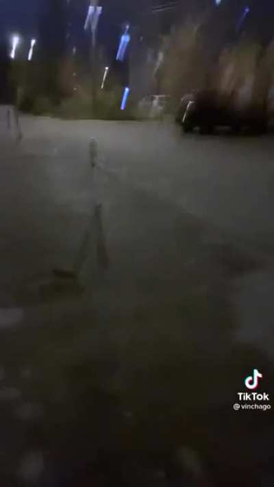 This guy being chased by demons