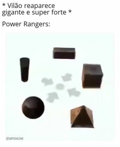O megazord t&aacute; diferente