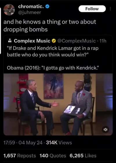 Barack Called It.