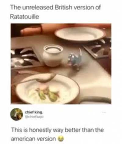 If Ratatouille starred Gordon Ramsay