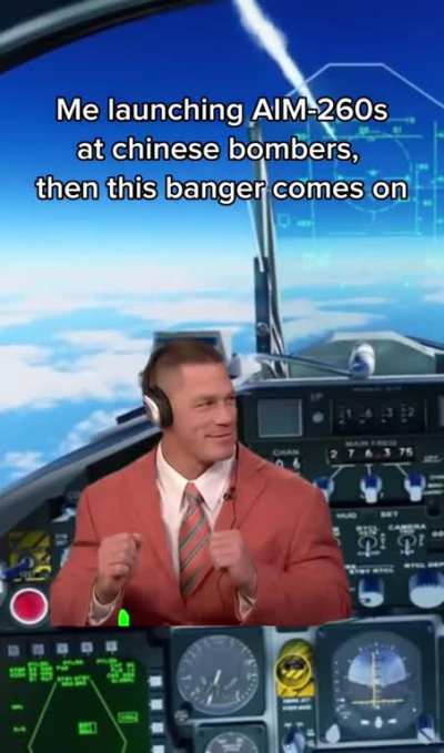 A little morale boost while flying my Super Hornet😎 (I&rsquo;ve never seen one)