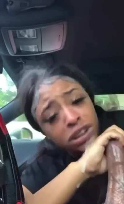 Girl gets a surprise cumshot