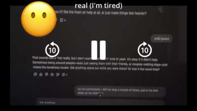 real (I&rsquo;m tired)