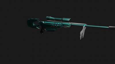 3D concept for a Jett themed Operator created in blender and rendered/animated in Eevee.