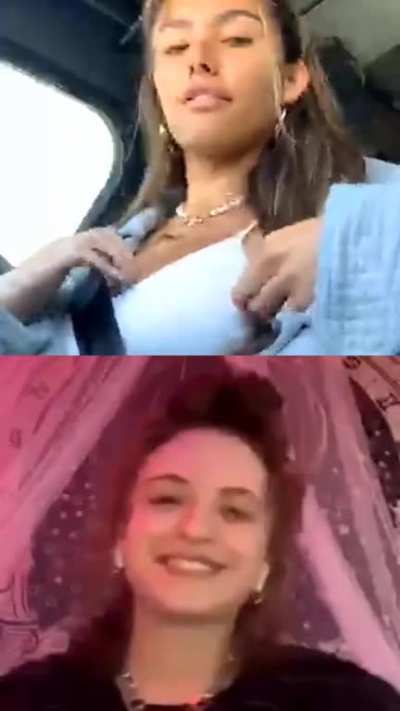 Madison trying to show her boob 👀