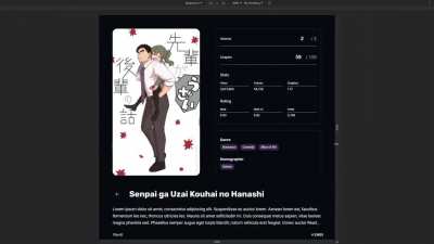 I made a mangadex web app for fun, while I wait for v5 release to continue the mobile project
