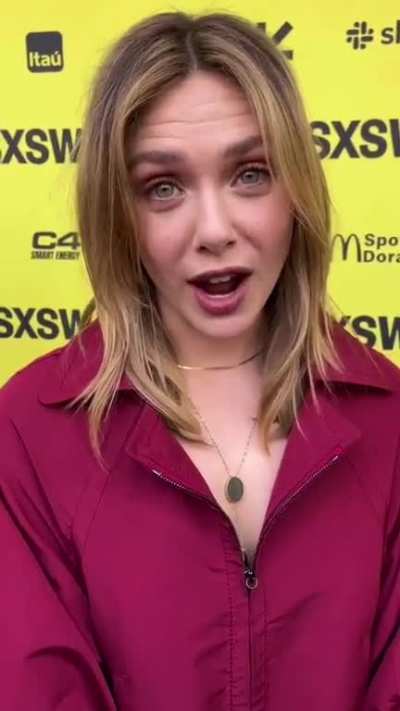 Elizabeth Olsen is very attracted to you