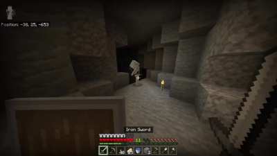 Walked in on a skeleton in his feels