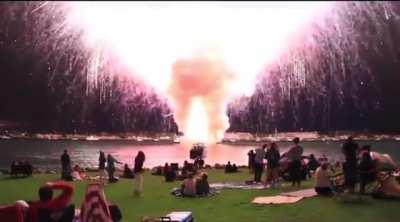 9 years ago today a computer malfunction caused all 17 minutes of the san diego big bay fireworks show to go off at once