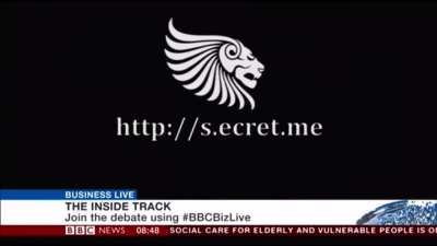 Gallery computer screen shown on BBC News. Does this count?