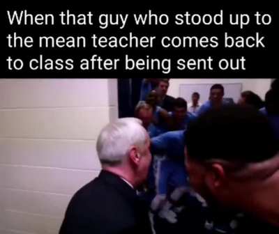 Welcome back champ