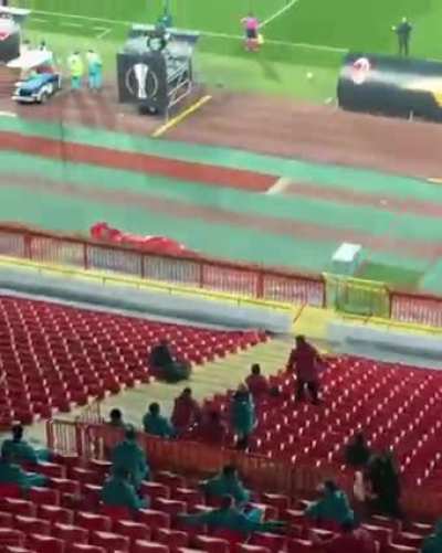 Zlatan Ibrahimović being insulted at Marakana vs Red Star game "You pus**, stink* Muslim, I fu** you in your mouth"