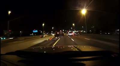 [USA] found this online and I&rsquo;m curious what did they hit that caused their car to stop in that way?
