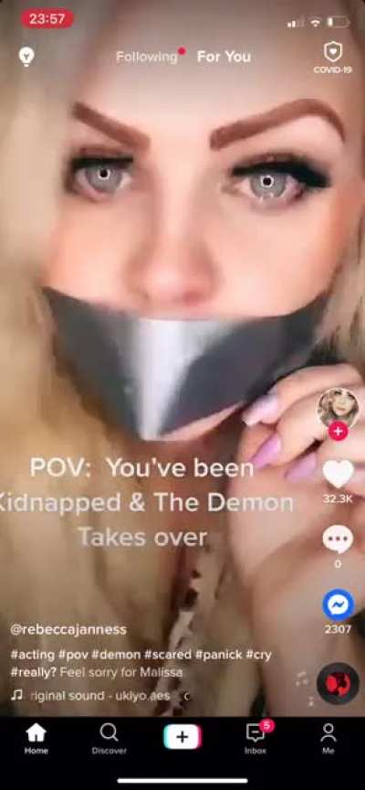 I thought it was satire but all her videos are like this so I&rsquo;m not sure