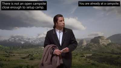 Wilderness Camp be like...