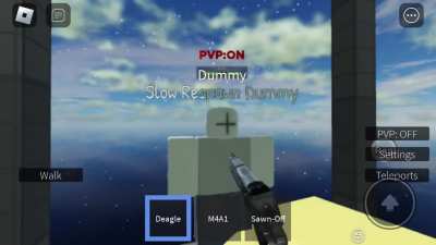Just messing around in Roblox and this happened unexpectedly.