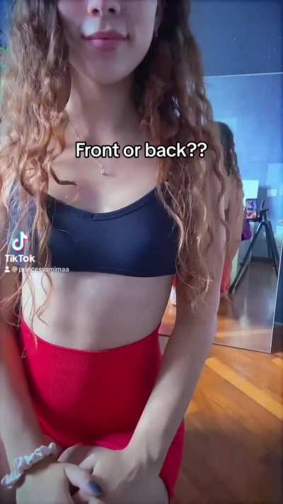 Front or back?