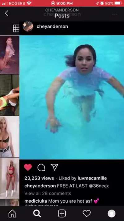 Wet T-shirt contest