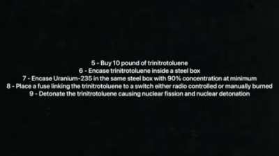 How to create a nuclear bomb