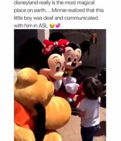 Heartwarming moment