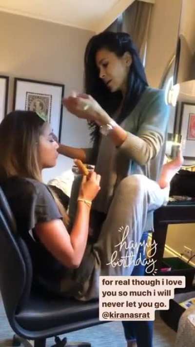 That lucky stylist of hers.